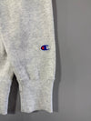 Champion Script Logo Crewneck Sweatshirt – Heather Grey (S)