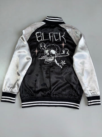Japanese Sukjan Premium Fully Skull Embroidered Reversible Jacket (M)