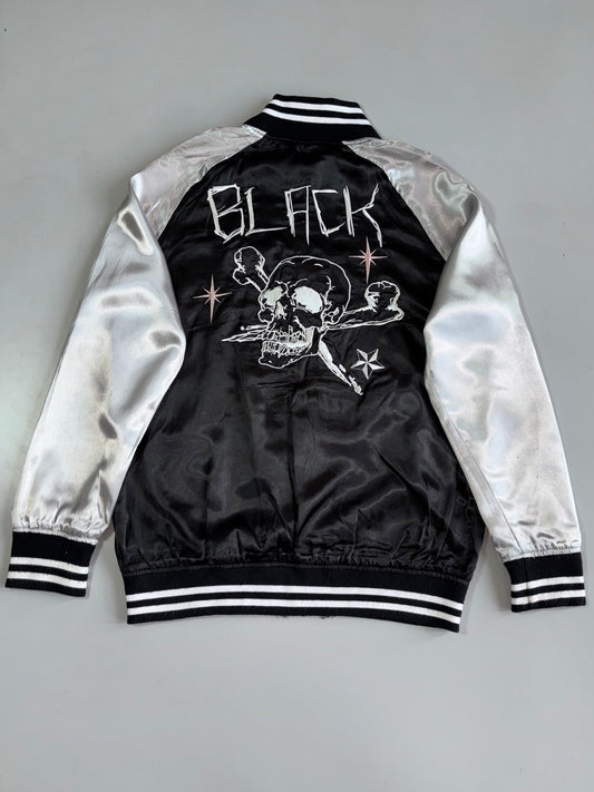 Japanese Sukjan Premium Fully Skull Embroidered Reversible Jacket (M)
