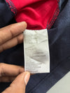 U.S. Polo Assn. Since 1890 Custom Fit Colorblock Panel Polo T-Shirt  Navy/Red (L)