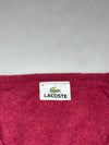 Lacoste Classic V-Neck Knit Sweater – Raspberry Red (S)