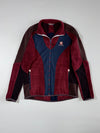 Black Yak Extreme Peak Colorblock Full-Zip Fleece Jacket – Burgundy/Navy (S/M)