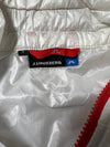 J.Lindeberg Quilted Hybrid Vest — White Red Colorblock (S)