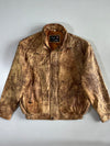 Vintage Premium Original Bomber Leather Jacket (2XL)