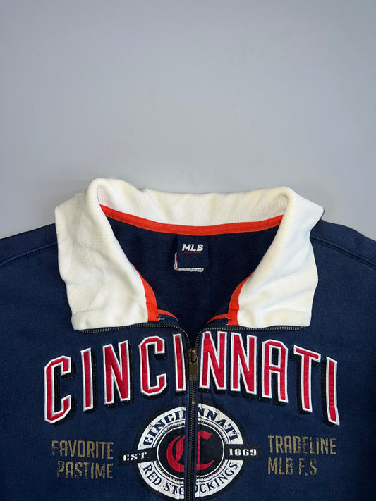 MLB | Cincinnati Reds Full-Zip Sweatshirt Jacket (L)