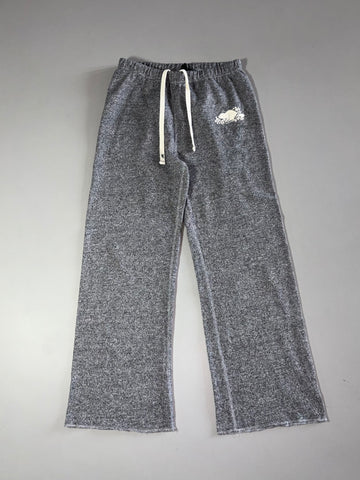 Roots Beaver Logo Wide Leg Sweatpants – Salt & Pepper Grey (W:29) (L:39)