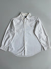 Polo Ralph Lauren White Oxford Button-Up Shirt Custom Fit Pony Logo (Xl)