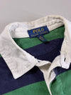 Polo Ralph Lauren Green & Navy Rugby Stripe Shirt (XXS)