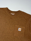 Carhartt | Brown Pocket Tee Loose Fit | (XL)