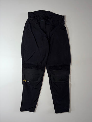 Black Kevlar Reinforced Motorcycle Riding Pants (W:32) (L:41)