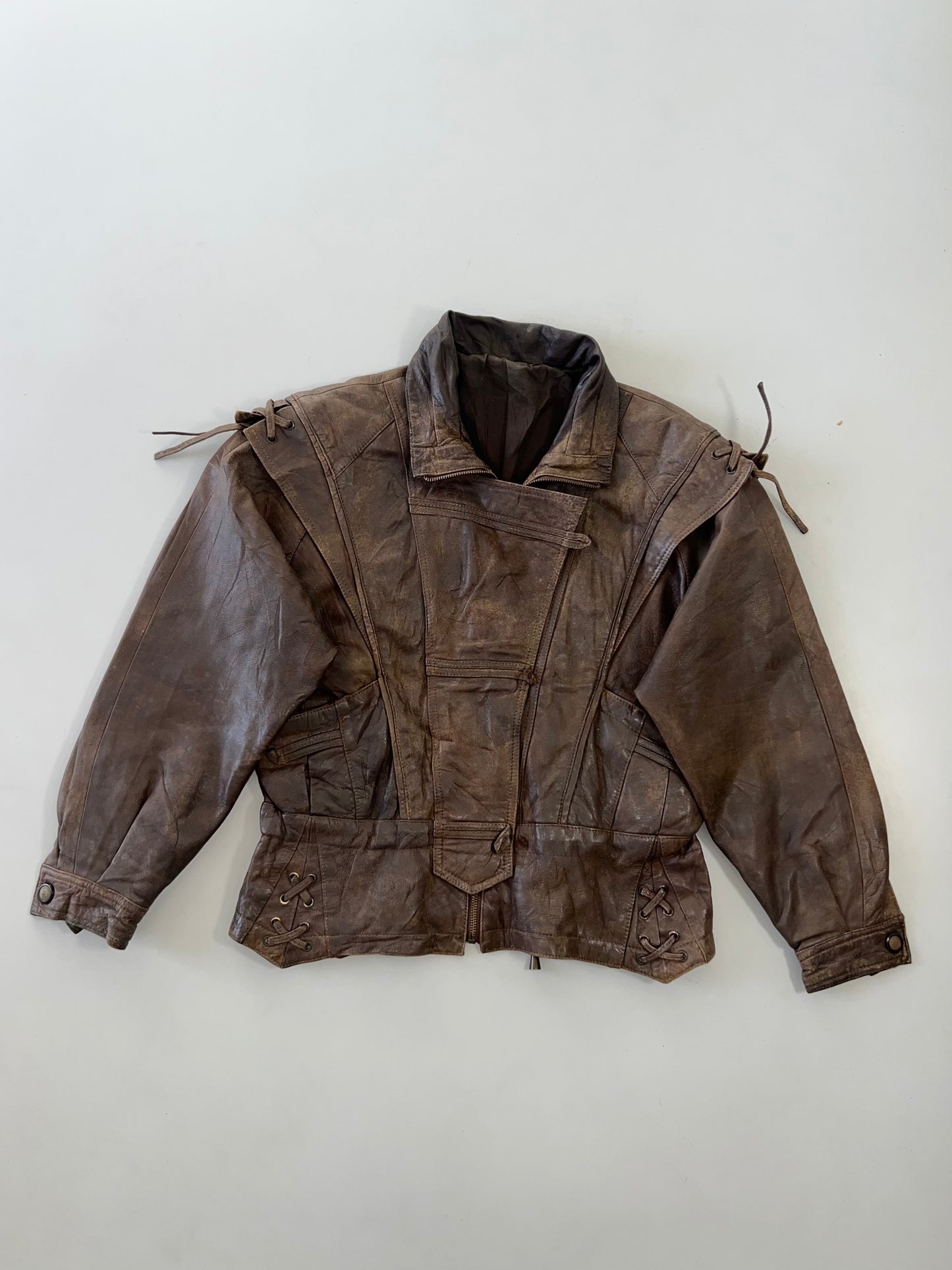 !                                                                                                                                                                                                            Ultra Premium Original Leather Jacket (RARE) (M/L)