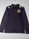 Big Train Osaka | Dragon Embroidered Long Sleeve Polo  (M)