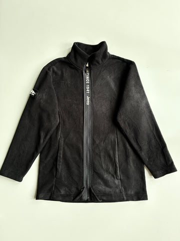 Jeep "Since 1941" Black Fleece Zip Jacket – Vintage Outdoor | (S)