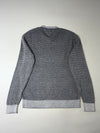 Tommy Hilfiger “1985” Navy & Grey Textured Knit Sweater (S)