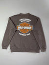 Harley-Davidson Motorcycles 03 Sweatshirt – Brown Grey Fleece Crewneck (M)