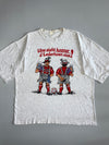 Vintage Bayern München Lederhosen Football Tee German Novelty Graphic (2XL)