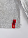 Vintage Japanese Premium Skull Printed Full Sleeve T-shirt)(L)