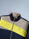 Adidas Colorblock Track Jacket | Navy Beige Yellow (XL)