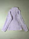 Champion Lavender Sherpa Fleece Full-Zip Jacket – Cream Trim  Women’s (XXS)