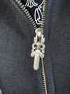 Chrome Hearts Inspired Premium Zip-Up Hooded Jacket (M)