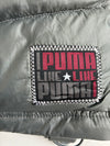Puma Charcoal Grey Puffer Jacket – Burgundy Lined, Cargo Pockets (XL)