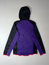 Nike Sportswear Purple & Black Hybrid Track Hoodie – Red Zip (S)