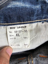 Big Group Tie-Dye Wash Denim Jeans (W:32) (L:45.5)