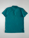 Giordano Rampant Lion Embroidered Polo – Teal (M)
