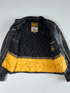 Superdry Spirit of Japan Distressed Leather Café Racer Jacket (M/L)