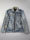 Y2K Dolce & Gabbana D&G Jeanius Military Cargo Denim Jacket (S)