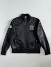 MLB New York Yankees Black Camo-Lined Bomber Jacket (2XL)