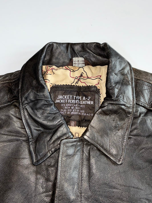 Type A-2 Flyer Premium Original Leather Jacket Rare (2XL)