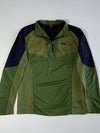 K2 Olive Green & Navy Half-Zip Performance Pullover (M)