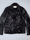 Vivastudio Leather Biker Jacket – Black  (S/M)
