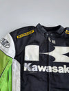 Joe Rocket × Kawasaki Road Racing Textile Jacket Joe Rocket, Dunlop patches, Paded (XL)