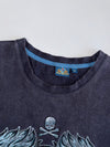 Jizo Bosatsu “JDXZO Grace & Fury” Japanese Skull & Demon Graphic Acid Wash T-Shirt (XL)