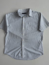 Tommy Hilfiger Gingham Check Short Sleeve Shirt in Grey(Xl)