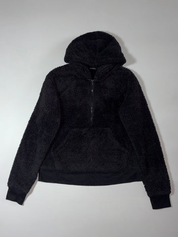 Fila Sport Sherpa Half-Zip Hoodie – Black (S)