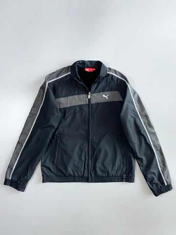 Puma Vintage All-Over Cat Print Windbreaker Track Jacket (S)