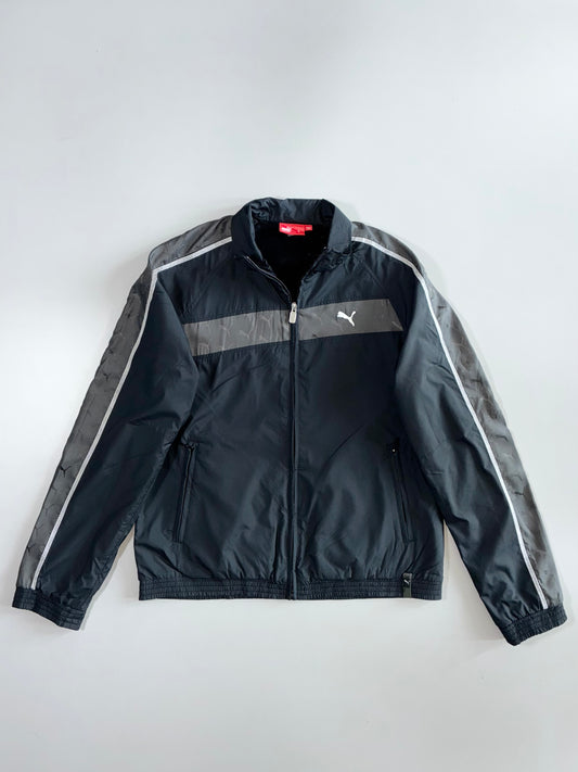 Puma Vintage All-Over Cat Print Windbreaker Track Jacket (S)