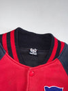 ENOB 20XX Red & Navy Varsity Jacket with Chenille ‘E’ Patch(Xs/S)
