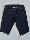 True Religion Cut-Off Denim Shorts (w:35) (L:22)