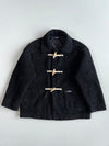 Ellesse Black Sherpa Fleece Toggle Jacket(2XL)