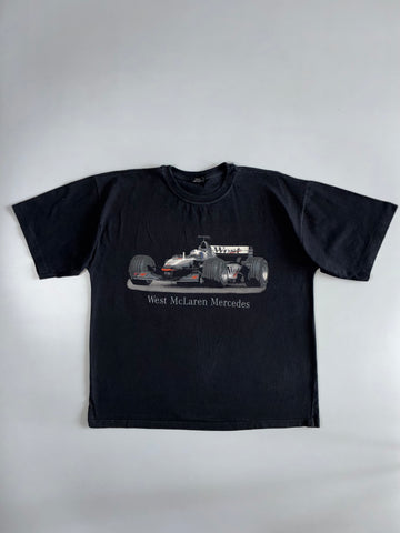 Vintage West McLaren Mercedes F1 Racing T-Shirt (XL/2XL)