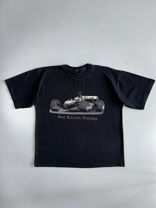 Vintage West McLaren Mercedes F1 Racing T-Shirt (XL/2XL)