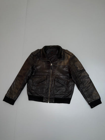 ZZara Man Original Leather Jacket Super Premium (L/XL)