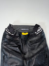 Vanucci Black Leather Motorcycle Racing Pants Knee Padded (W:24) (L:38)