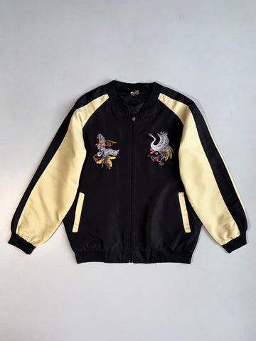 ZVintage Japanese Sukjan. Embroidered Bomber Jacket (M/L)