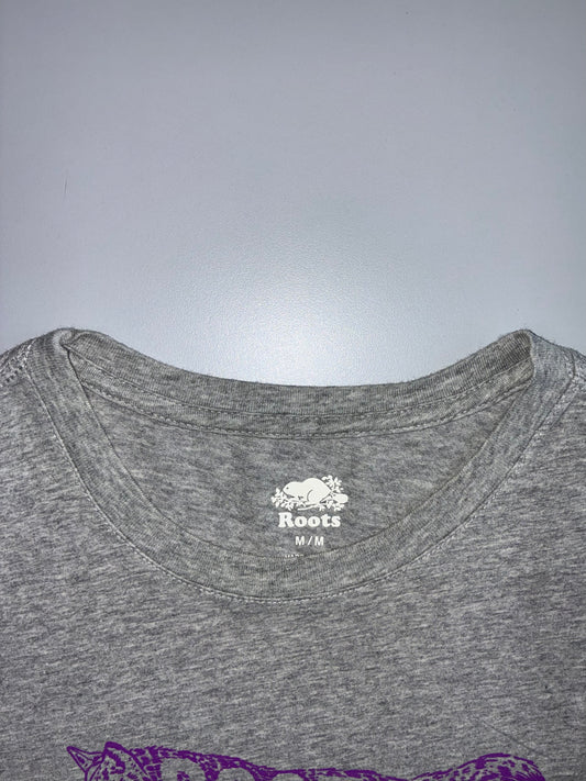 Roots 1973 Graphic Long Sleeve T-Shirt – Grey (S)
