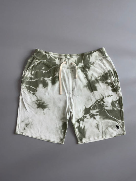 Polo Ralph Lauren | Green Tie-Dye Sweat Shorts (W:34|L:19)